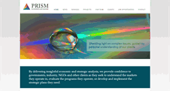 Desktop Screenshot of prismeconomics.com